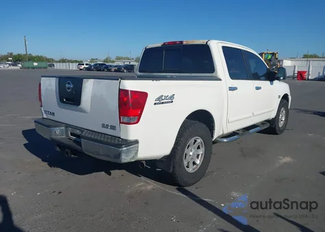 2004 Nissan Titan Se из США, поврежденный, VIN 1N6AA07B04N567145
